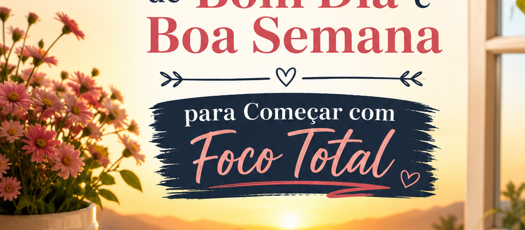 Comece a Semana: Frases de Bom Dia e Boa Semana para Vencer!