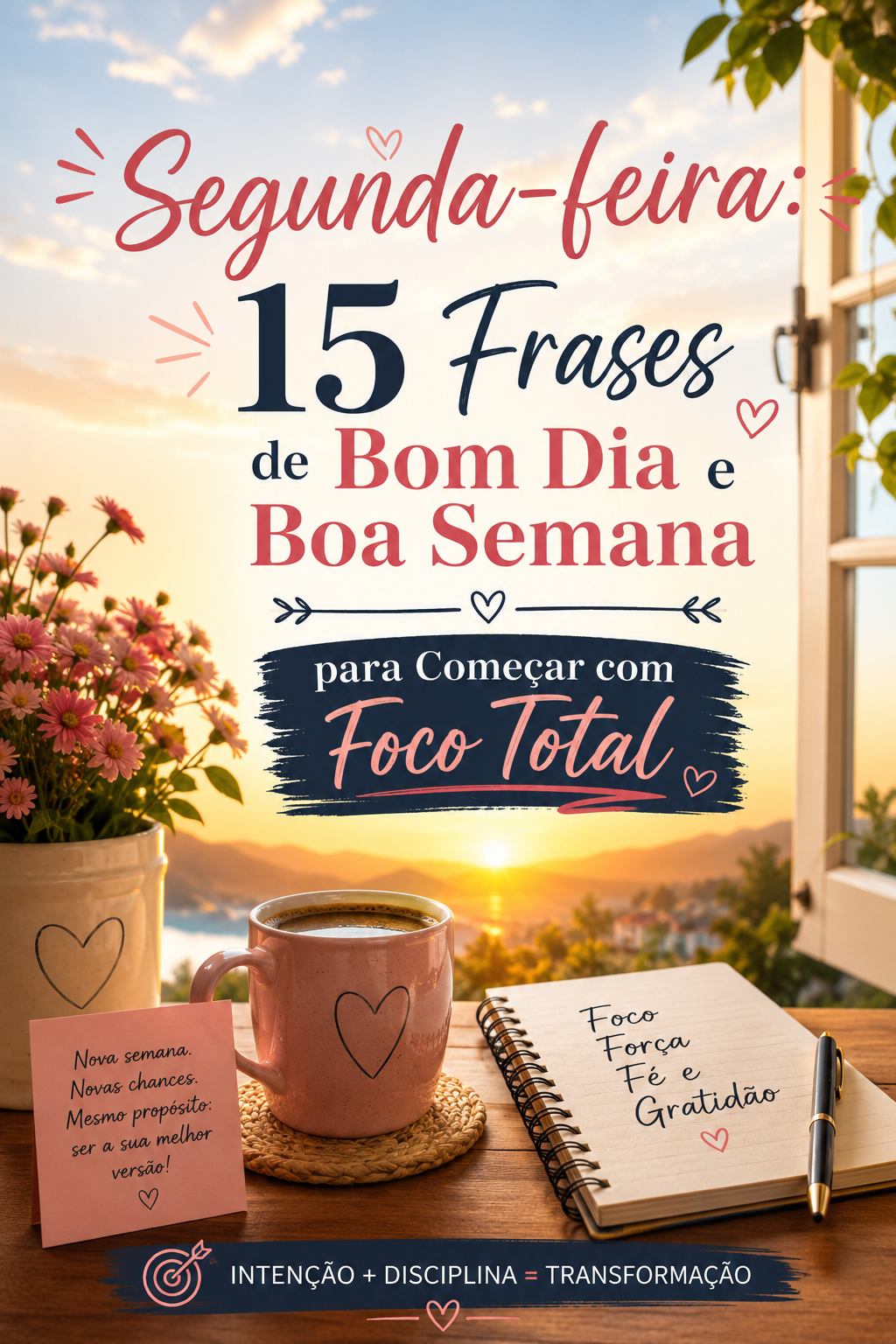 Comece a Semana: Frases de Bom Dia e Boa Semana para Vencer!